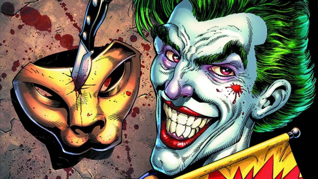 Joker smiling in DC Comics
