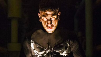Jon Bernthal as the Punisher in the shadows in the MCU
