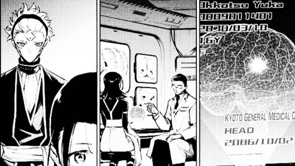 Cross and Yuka from Jujutsu Kaisen Modulo Chapter 7