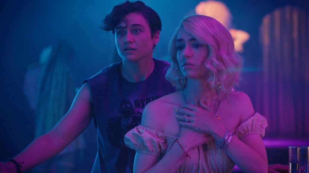 Katy O'Brian and Jack Haven in Queens of the Dead