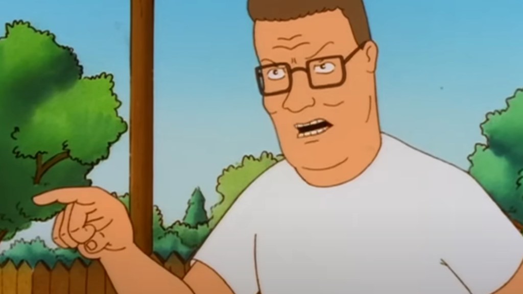 Angry Hank in King of the Hill