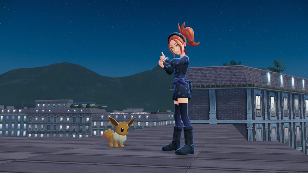 Legends Z-A Catching Pokemon on the Roof