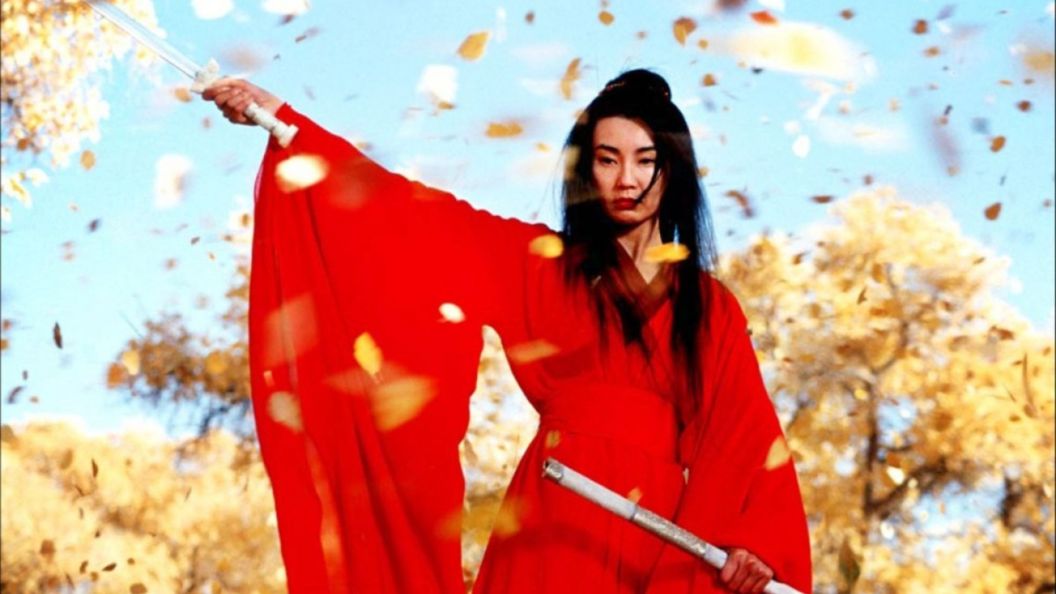 Maggie Cheung in martial arts movie Hero
