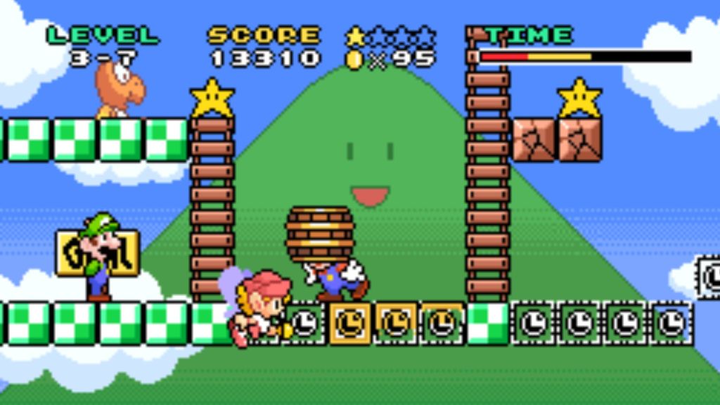 Mario and Wario Screenshot SNES