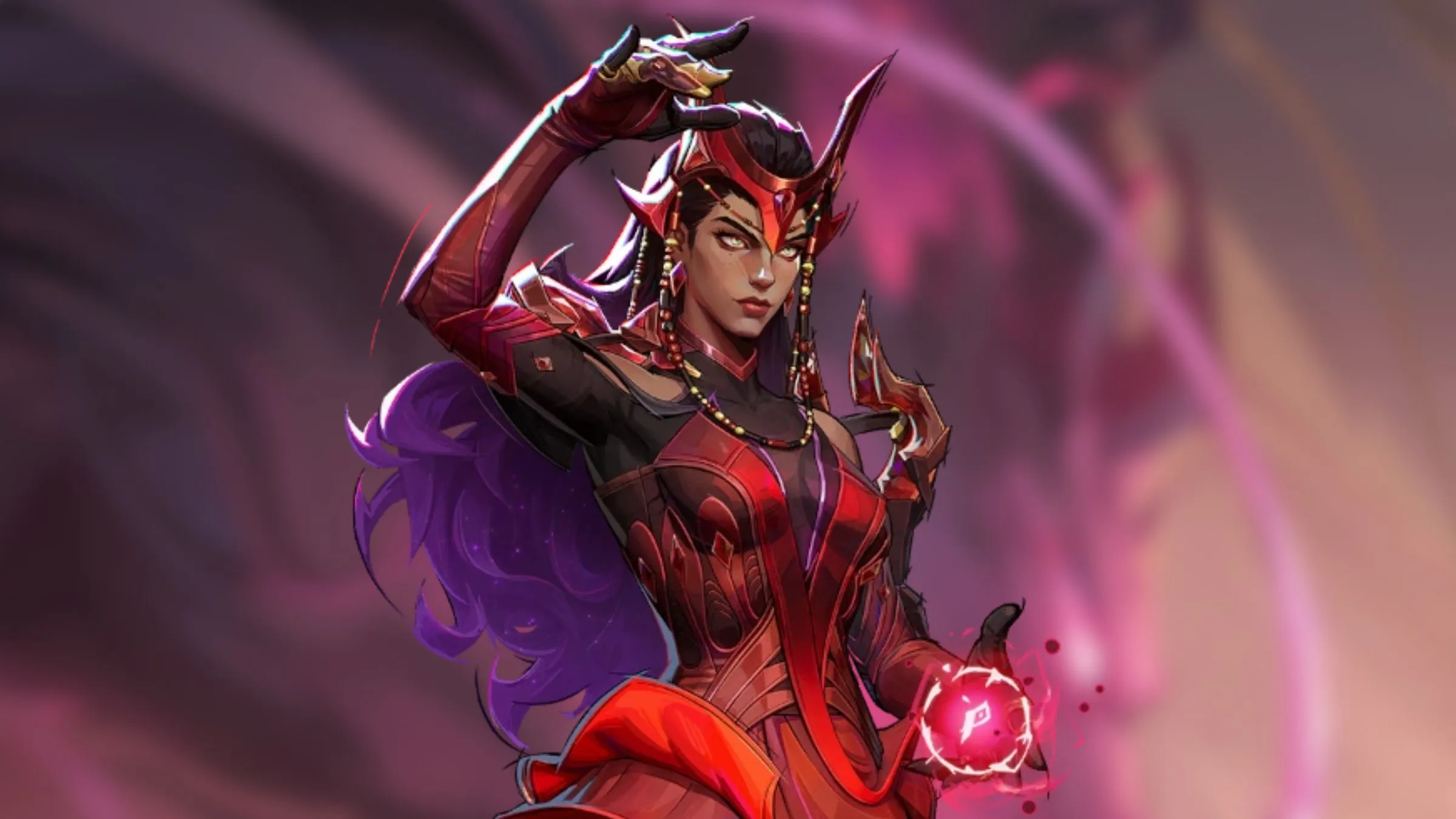 Scarlet Witch Chaos Gown skin in Marvel Rivals