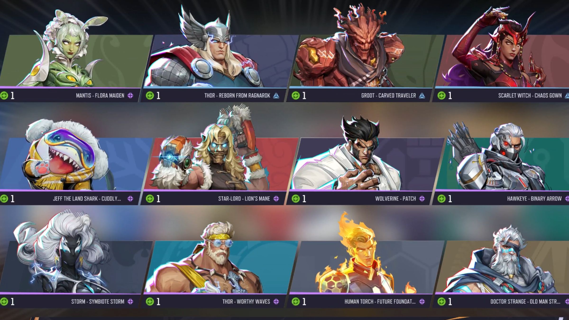 Marvel Rivals New Free Costumes in Exchange Shop