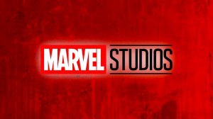 Marvel Studios logo on a background from Daredevil Born Again