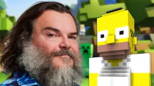 Minecraft Movie Simpsons