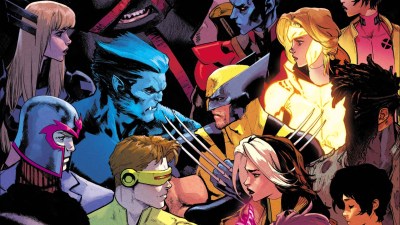 The two teams of X-Men at each other's throats