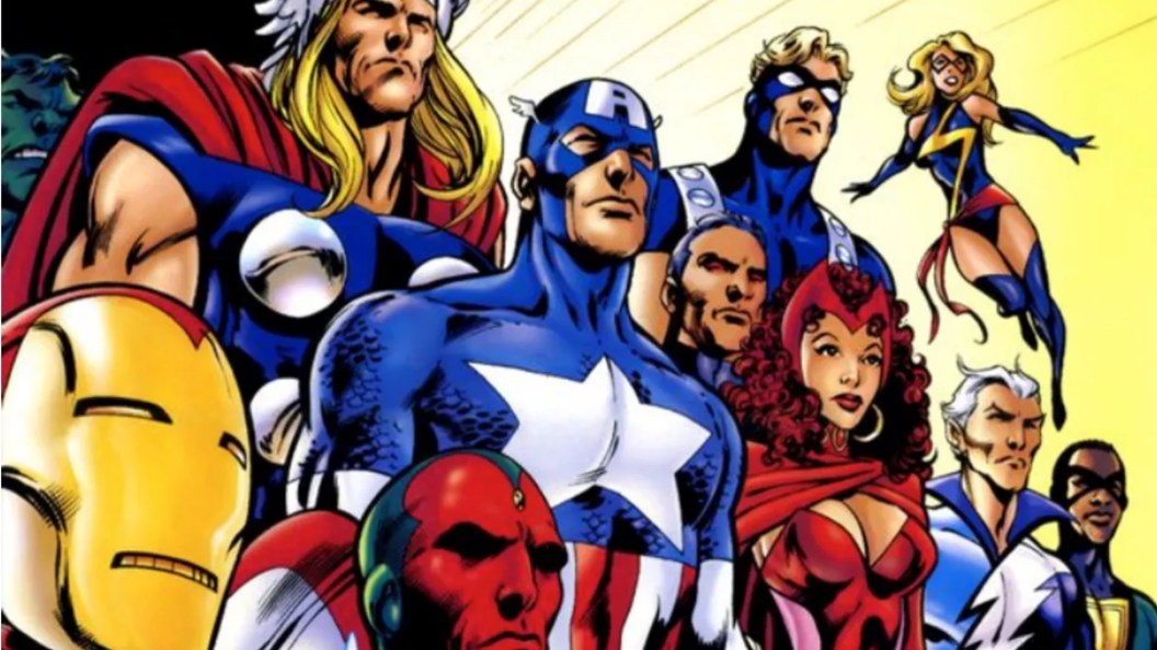 The Avengers gathered together