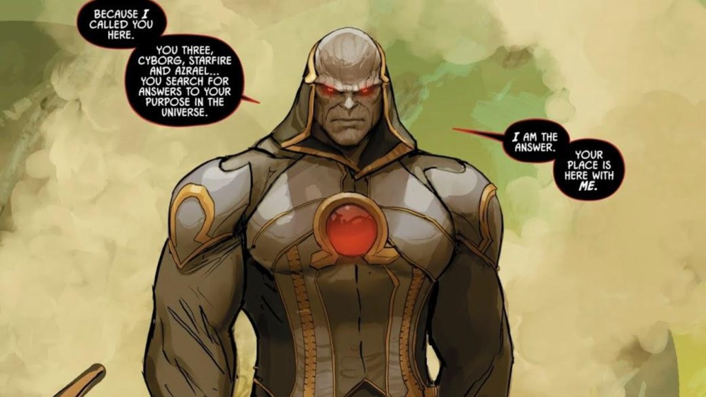 Darkseid as a member of the Justice League Odyssey