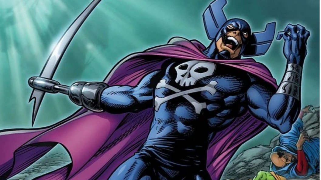 Grim Reaper laughing maniacally