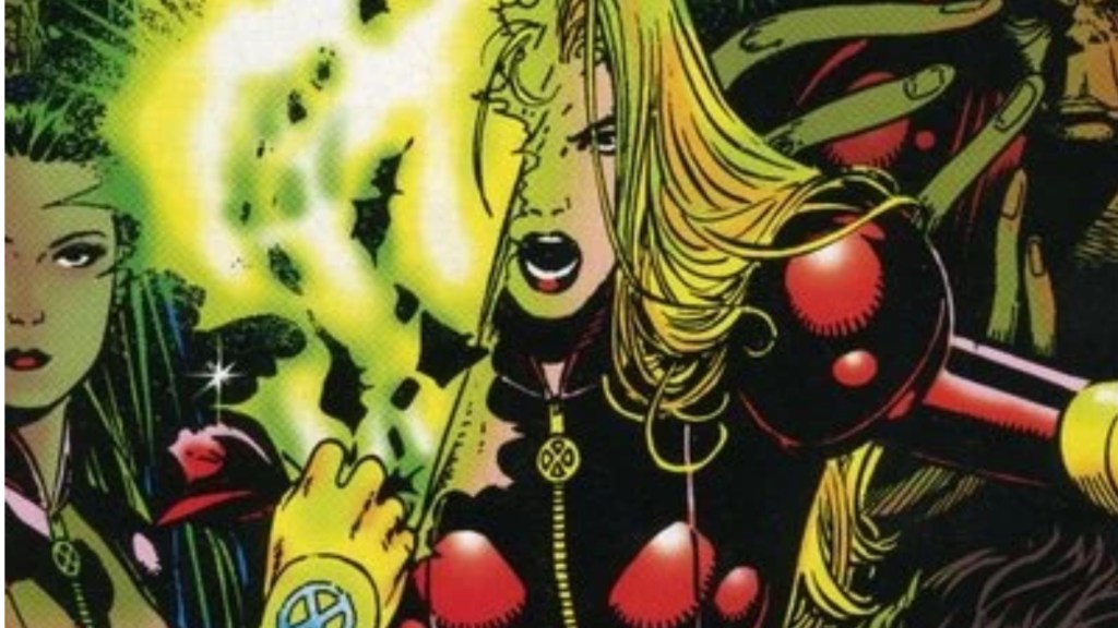 Husk tearing open her face to reveal an energy form