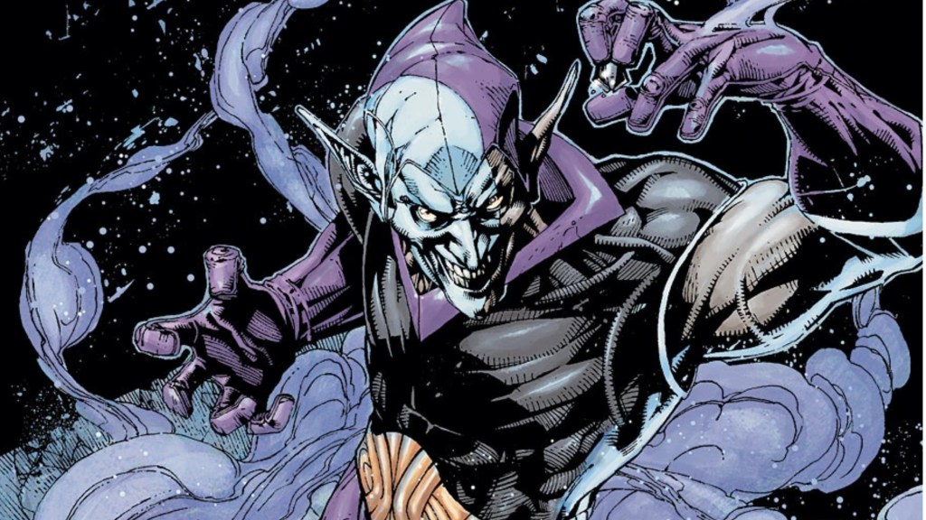 Eclipso smiling fiendishly holding the Heart of Darkness black diamond