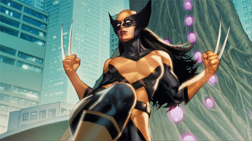 Laura Kinney as Wolverine brandishing her claws