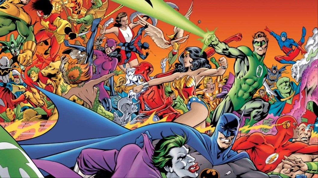 The Justice League of JLa: The Nail battling various enemies