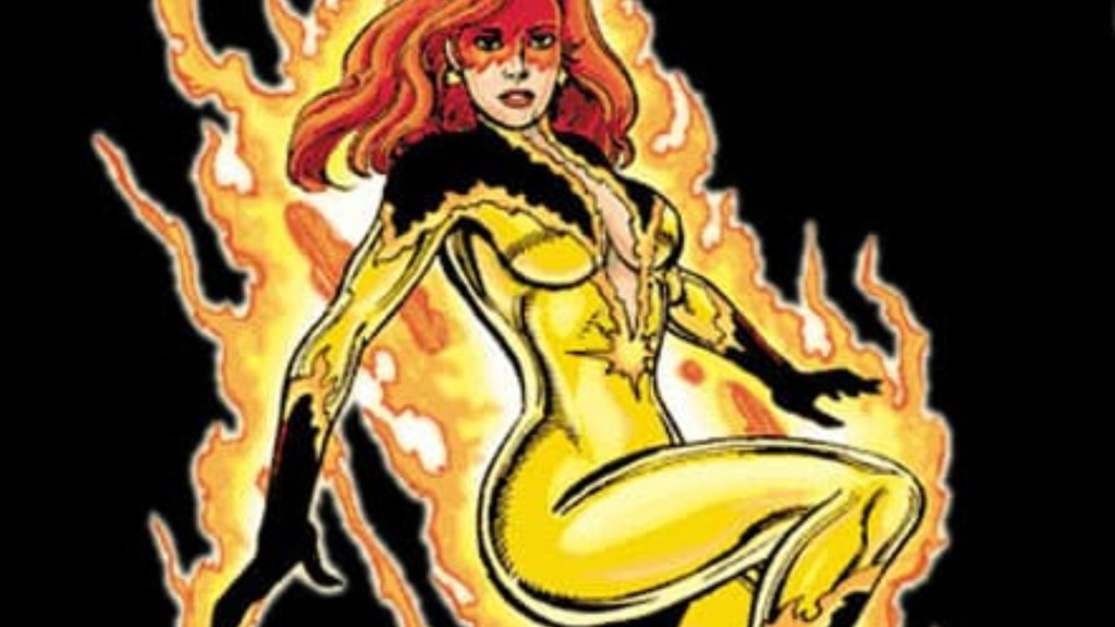 Firestar in her costume from the Avengers