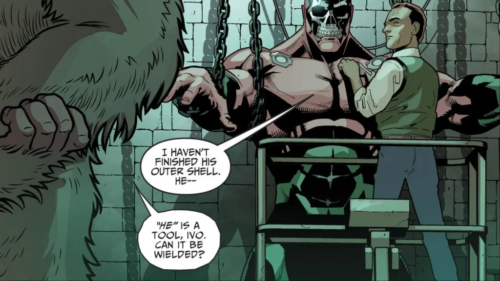 Professor Ivo working on Amazo