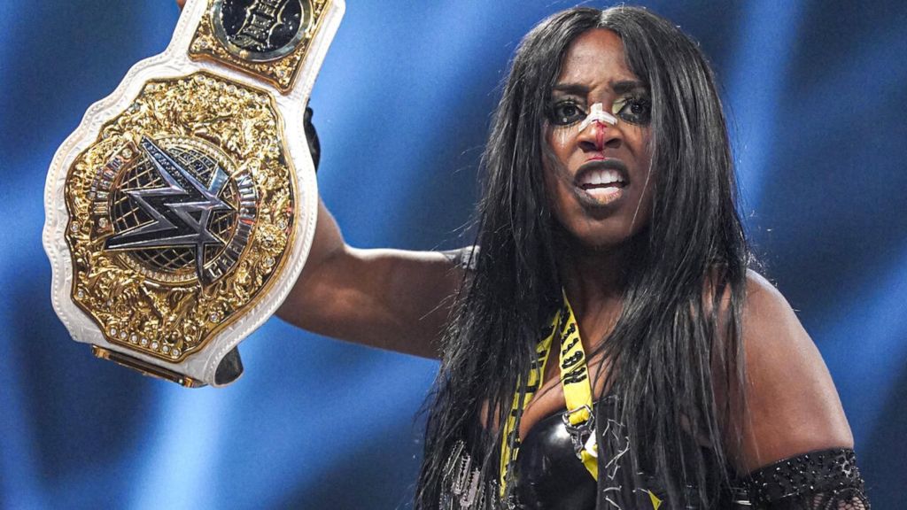 Naomi as WWE champion