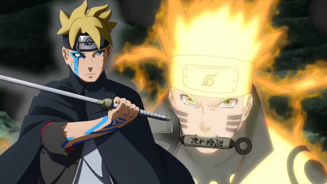 Naruto and Boruto from the Naruto franchise