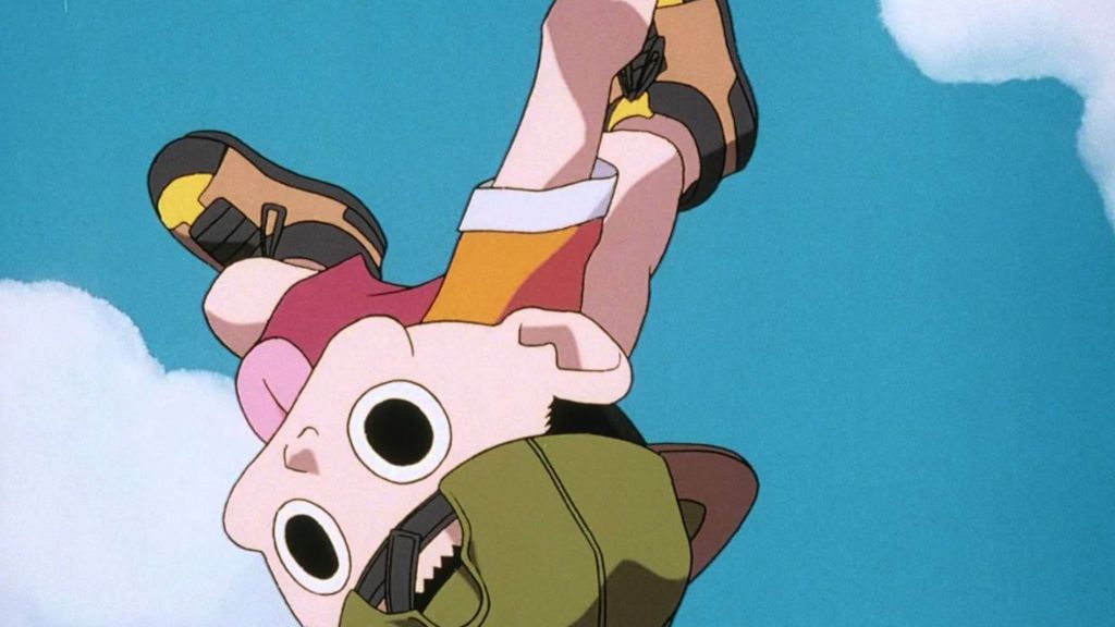 Ninku character backflipping