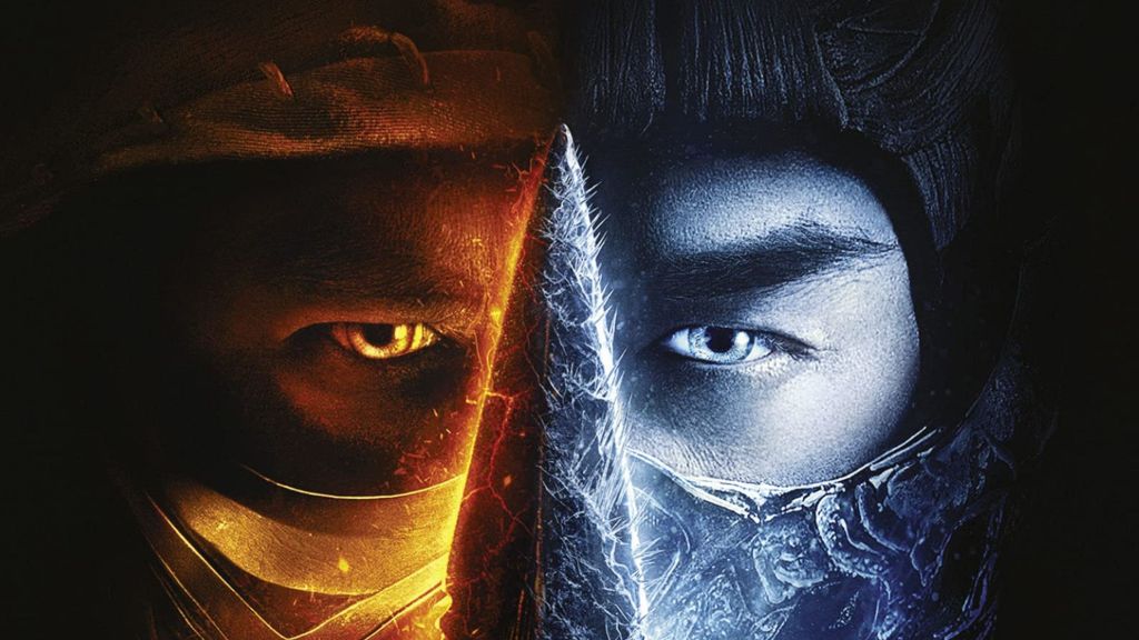 Poster of 2021 Mortal Kombat featuring Scorpion and Sub Zero
