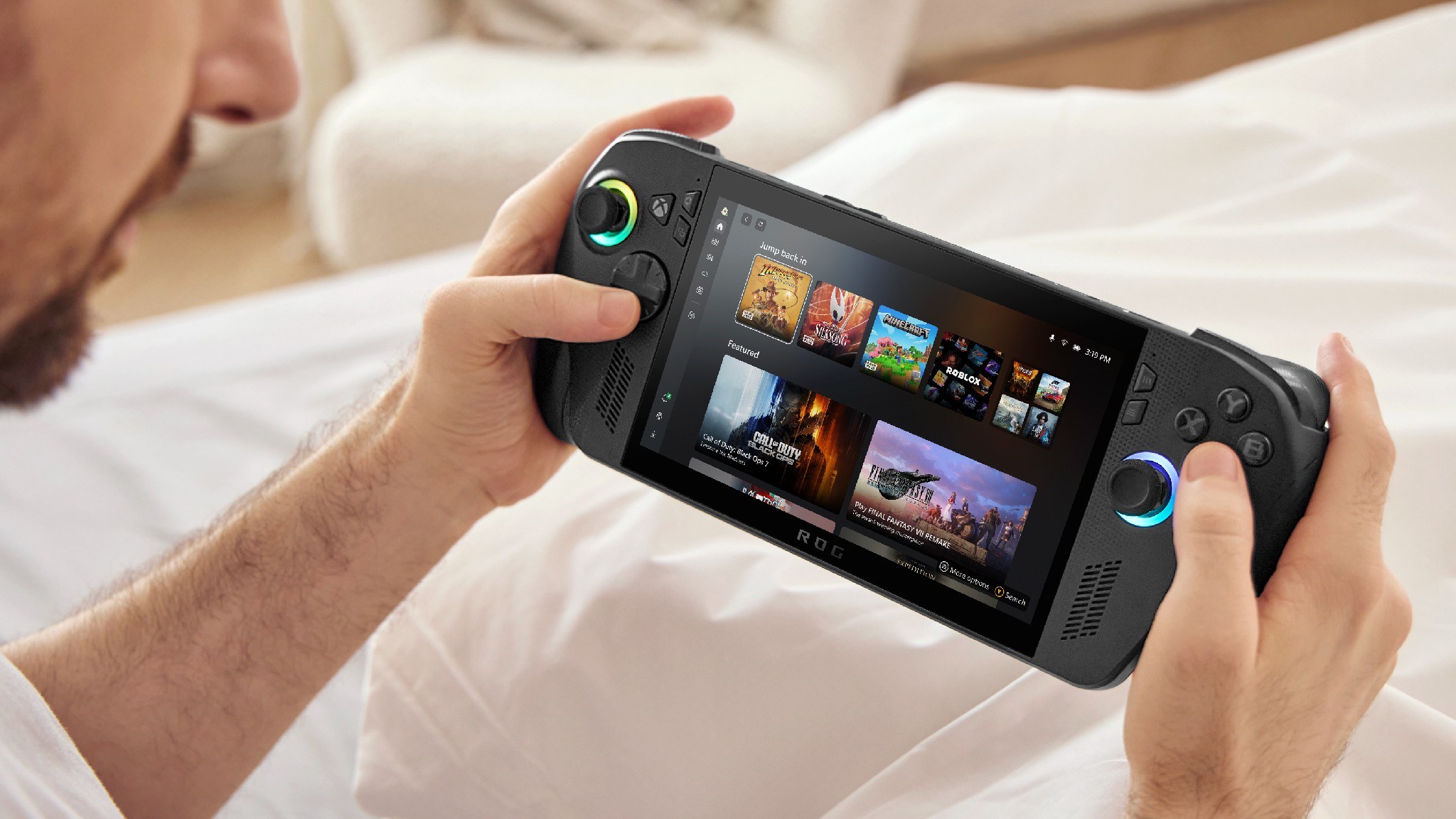 Microsoft Brings Auto SR Upscaling to ROG Ally X Handhelds