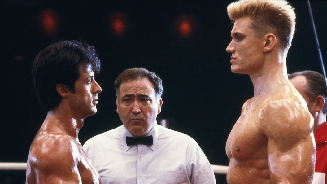 Rocky and Drago in Rocky IV