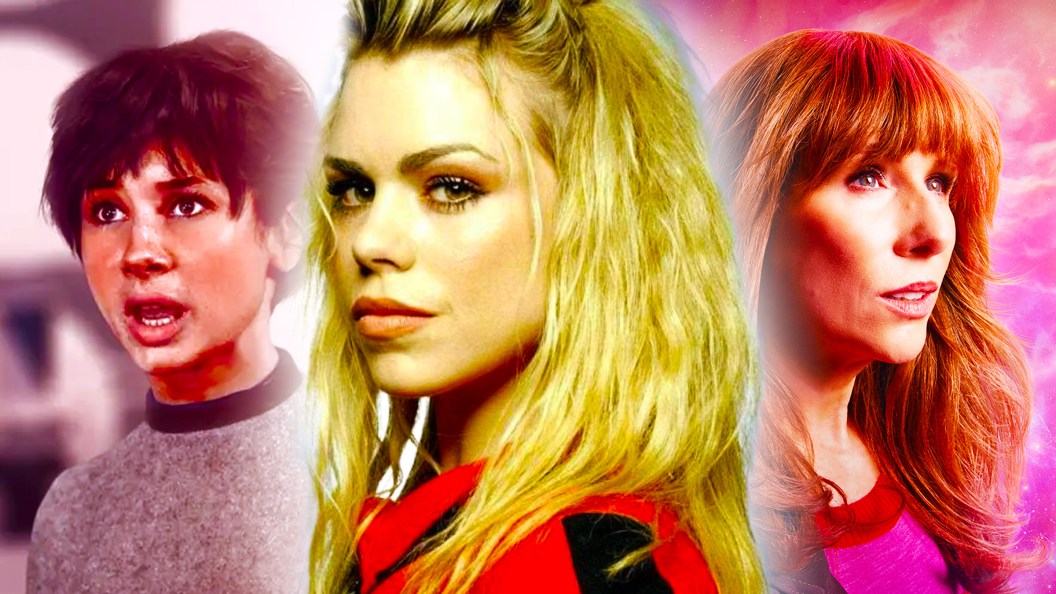 Rose Tyler, Susan Foreman, and Donna Noble as companions in Doctor Who