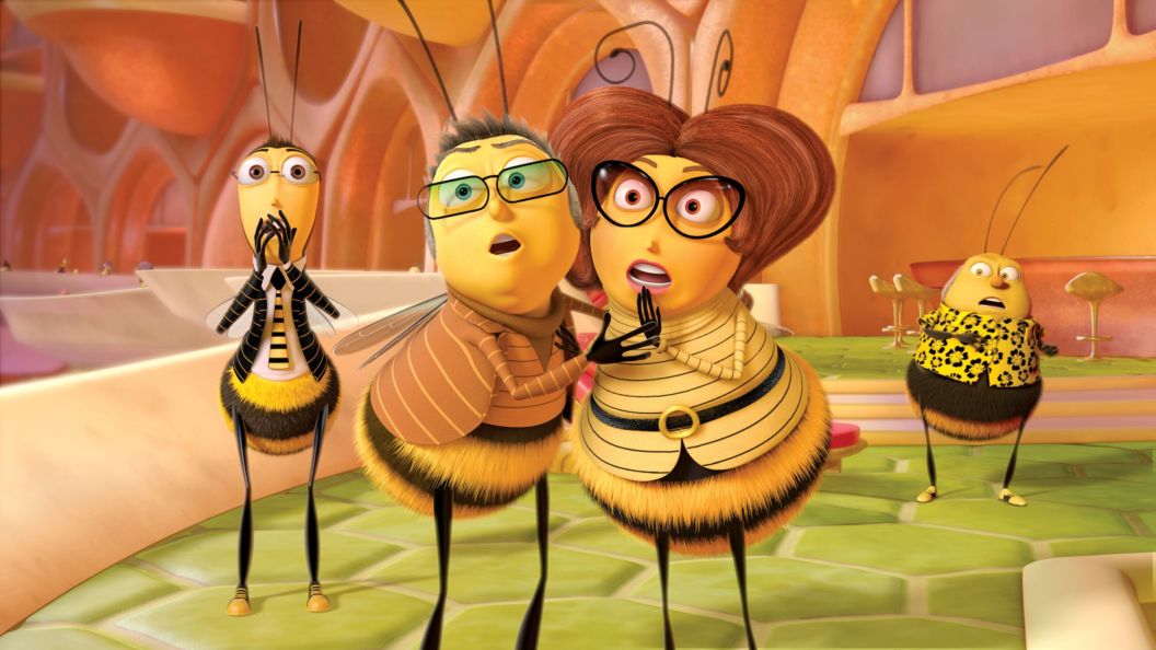 Scared bees in Bee Movie