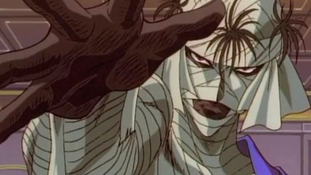 Shishio Makoto in bandages