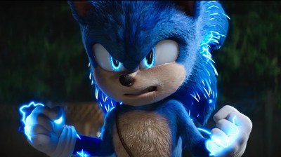 Sonic glowing powers in Sonic the Hedgehog 2