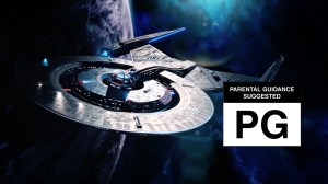 Star Trek Discovery Ship PG Sign