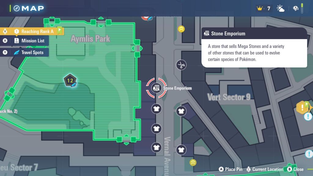 Stone Emporium Location Legends Z-A