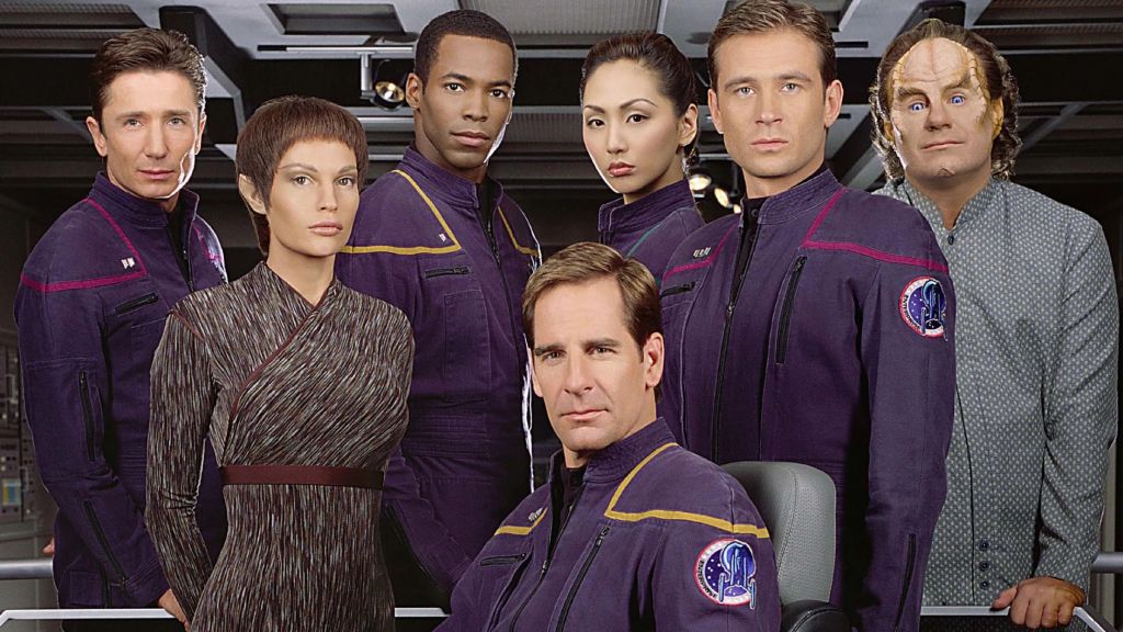 The Enterprise crew on Star Trek: Enterprise