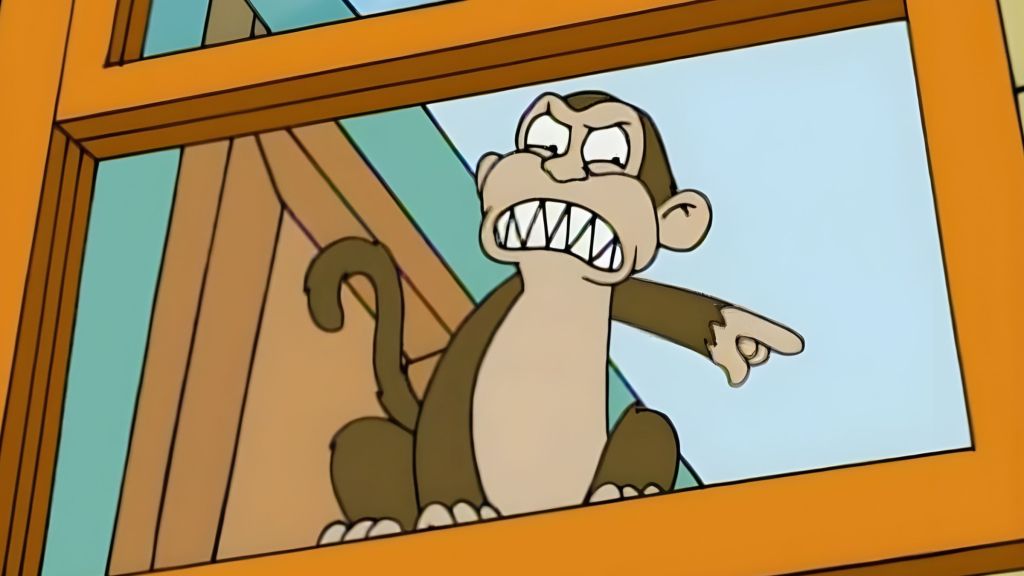 The Evil Monkey on Family Guy