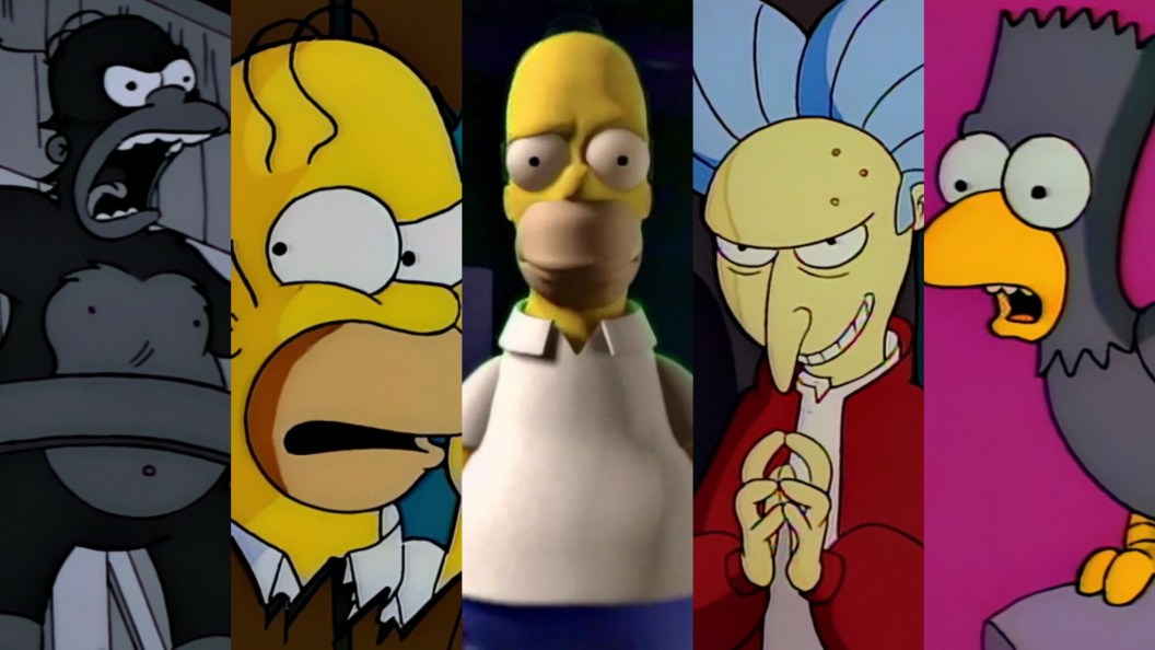 Collage of The Simpsons Treehouse of Horror