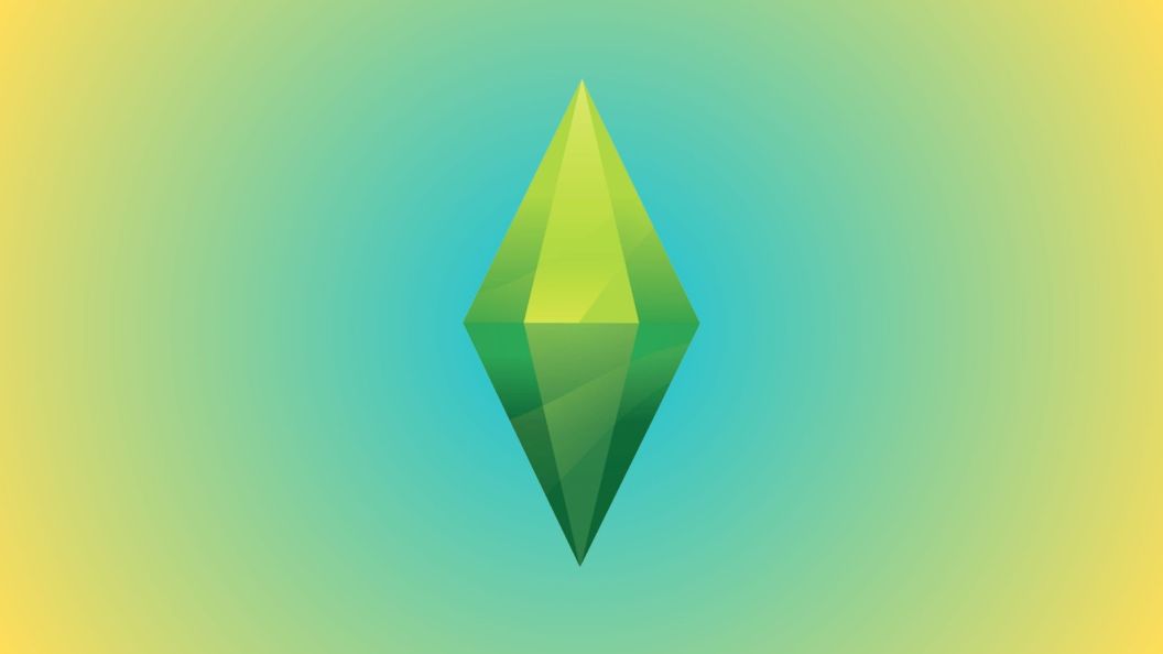 The Sims Logo Generic Blue and Green