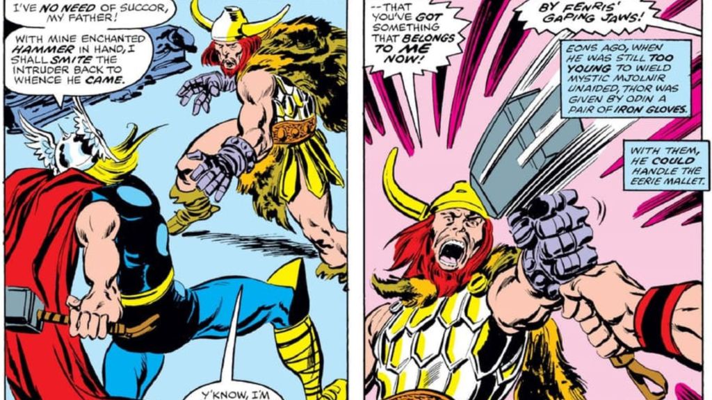 Thor vs Red Norvell in Marvel Comics