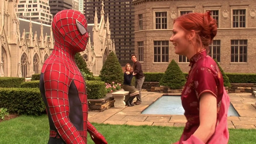 Tobey Maguire and Kirsten Dunst in Spider-Man