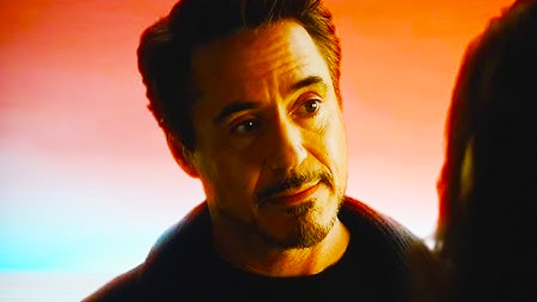 Tony Stark meeting Morgan Stark in the Soul World in Avengers Endgame