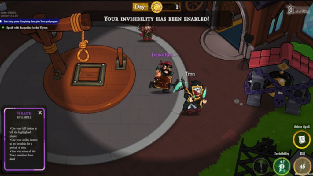 Traitors in Salem Gameplay Screenshot