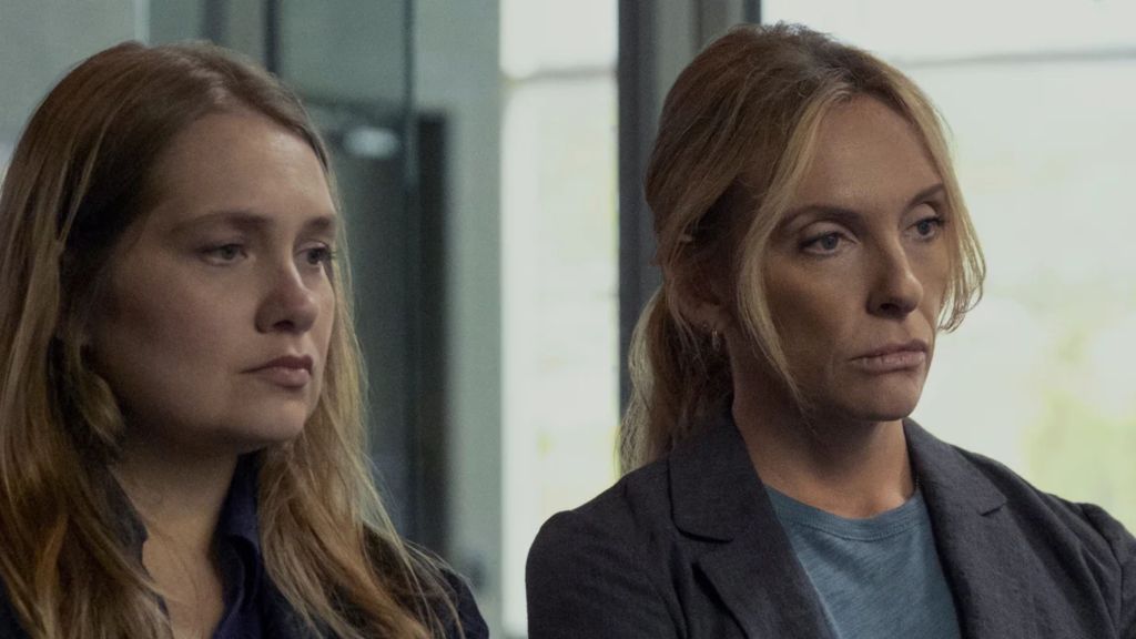 Two women standing side by side in Unbelievable