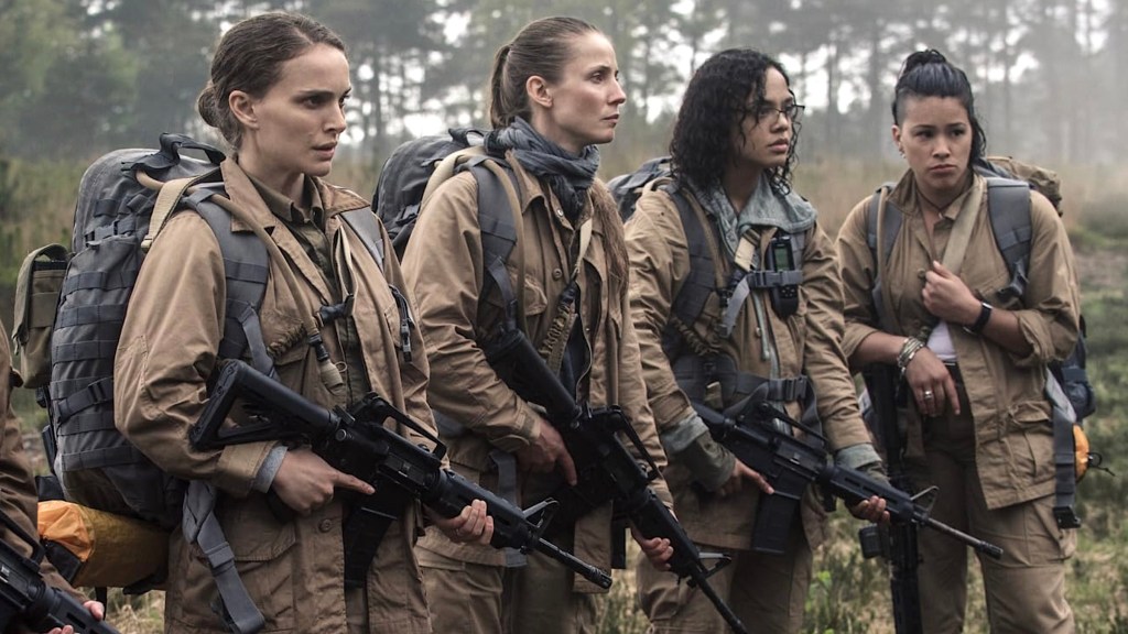 Natalie Portman, Tuva Novotny, Tessa Thompson, and Gina Rodriguez in Annihilation