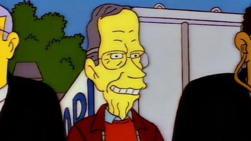 George HW Bush in The Simpsons