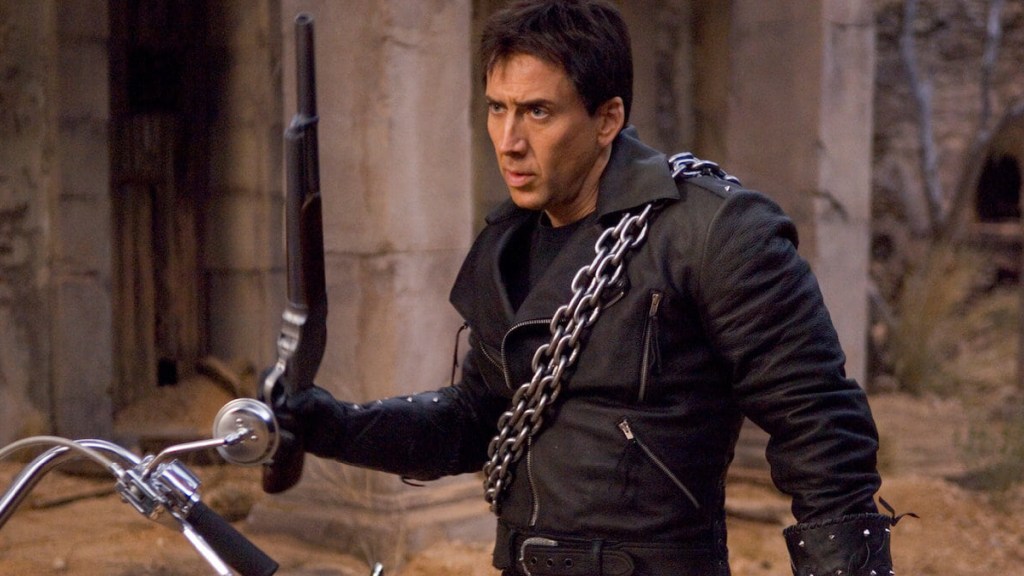 Nicolas Cage as Johnny Blaze in Ghost Rider (2007)