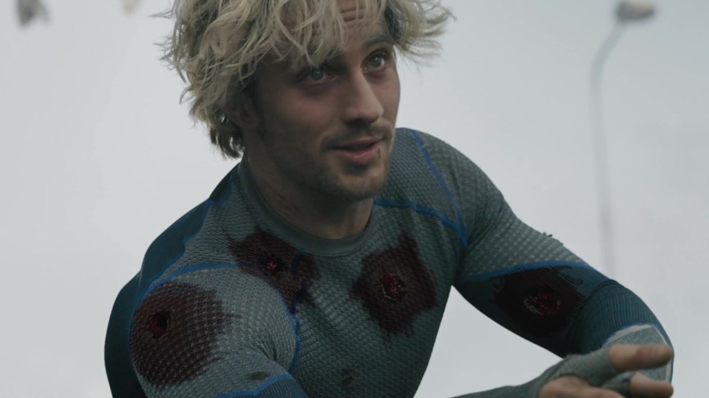 Aaron Taylor-Johnson as Quicksilver in Avengers: Age of Ultron (2015)