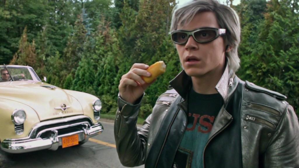 Evan Peters as Quicksilver in X-Men: Apocalypse