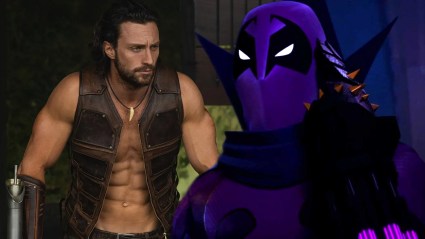 A split image of Kraven the Hunter and Prowler in Spider-Man movies