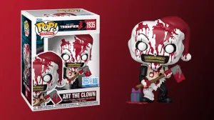 Terrifier 3 Funko Pops Add a Festive Art the Clown Exclusive